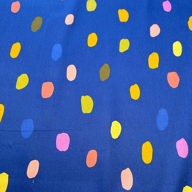 Summer Spot Cobalt | Cotton Satin 1.5m