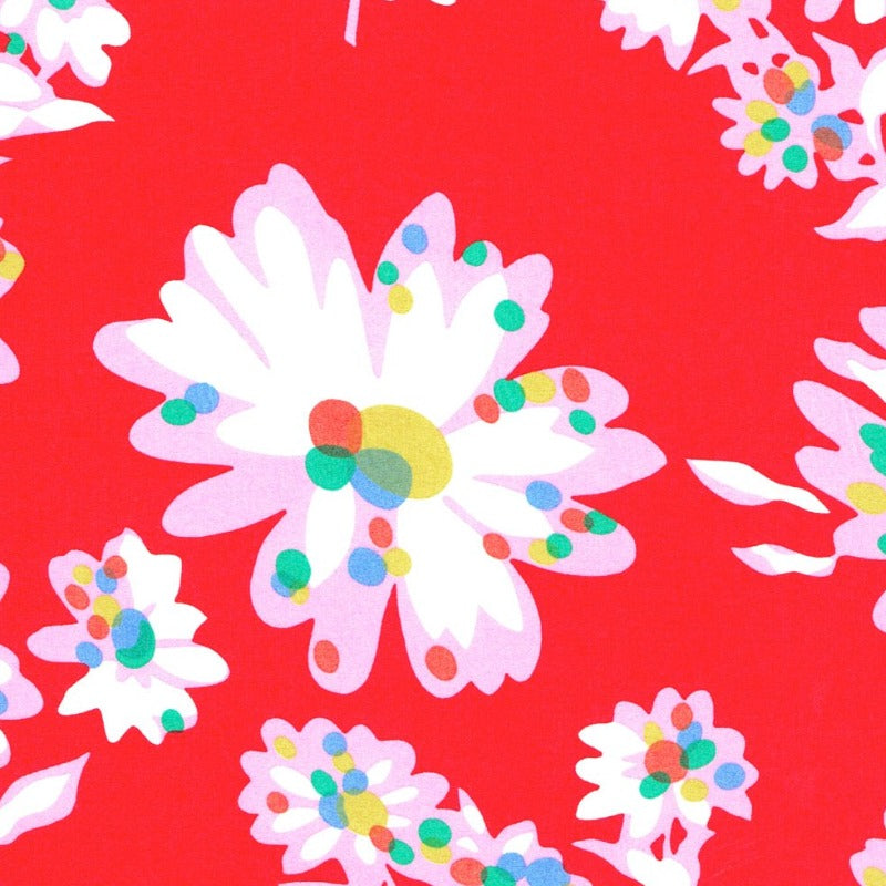 Optic Floral Red | Tana Lawn