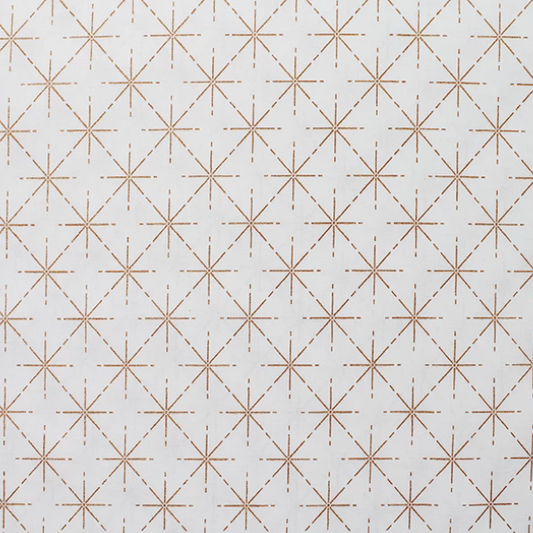 Geometric Rose Gold Stars | Poplin