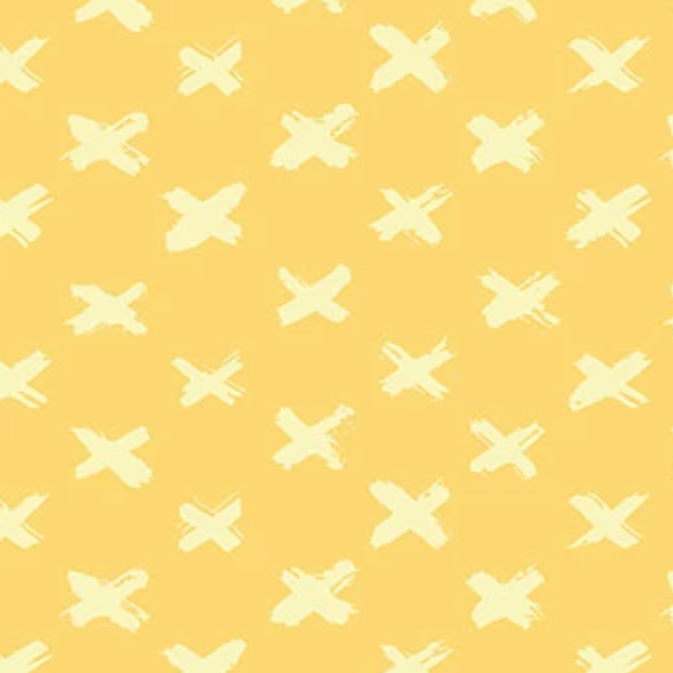 Crosses in Yellow | Cotton