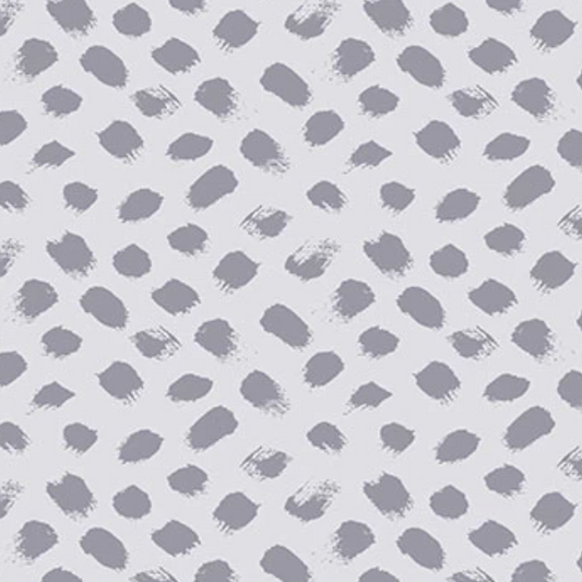 Paint Dots Light Grey | Cotton