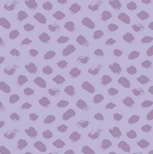 Paint Dots Lilac | Cotton