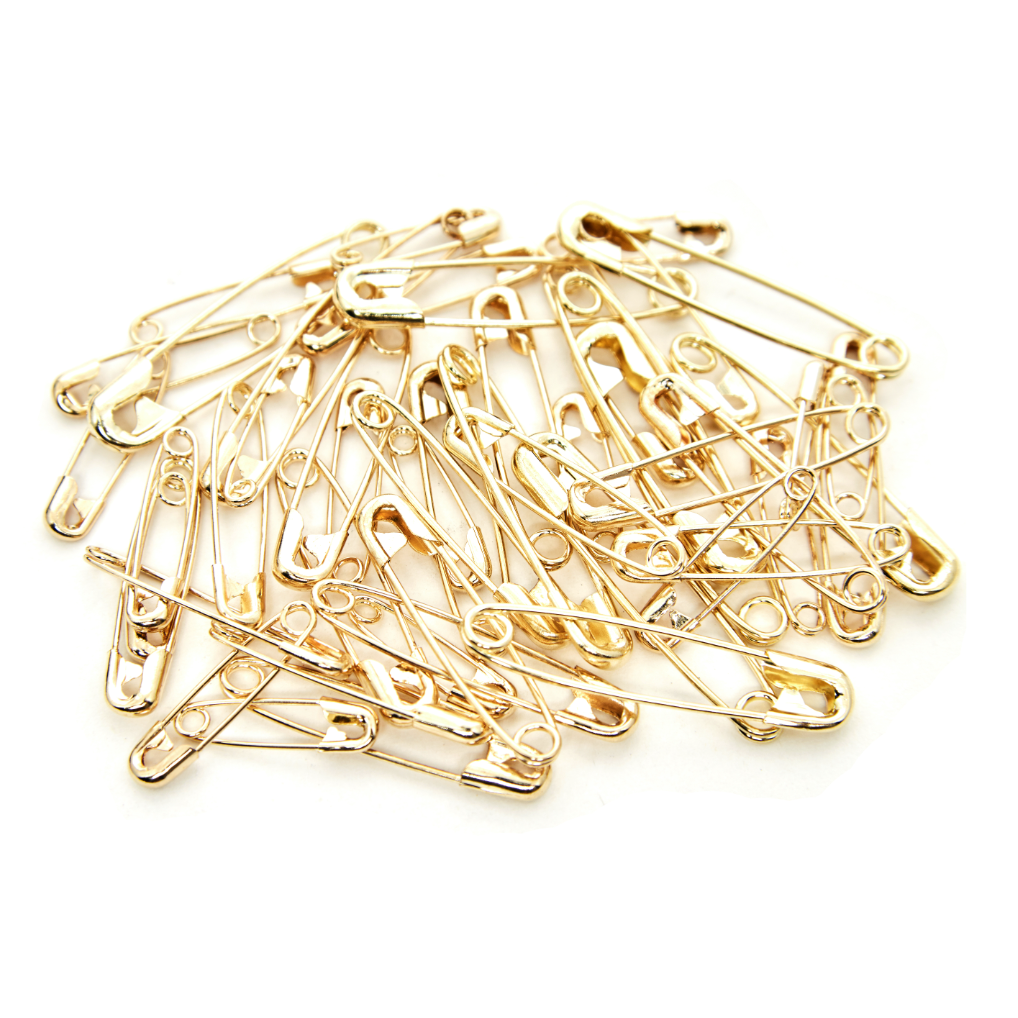 Assorted Size Safety Pins | Gold