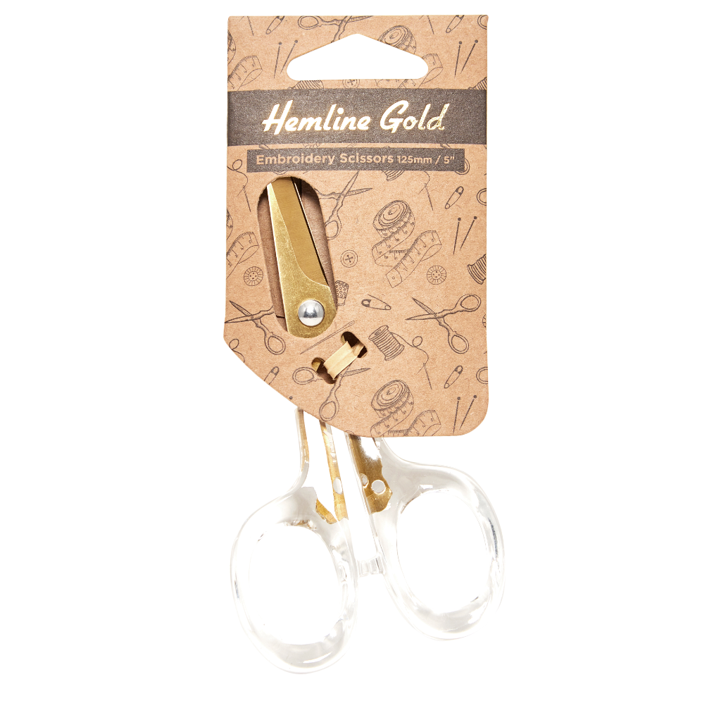 Hemline Gold Embroidery Scissors