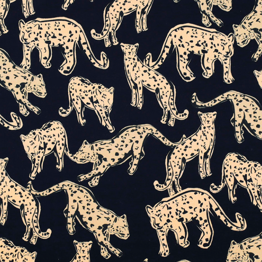 Shadow Leopard | Viscose Crepe