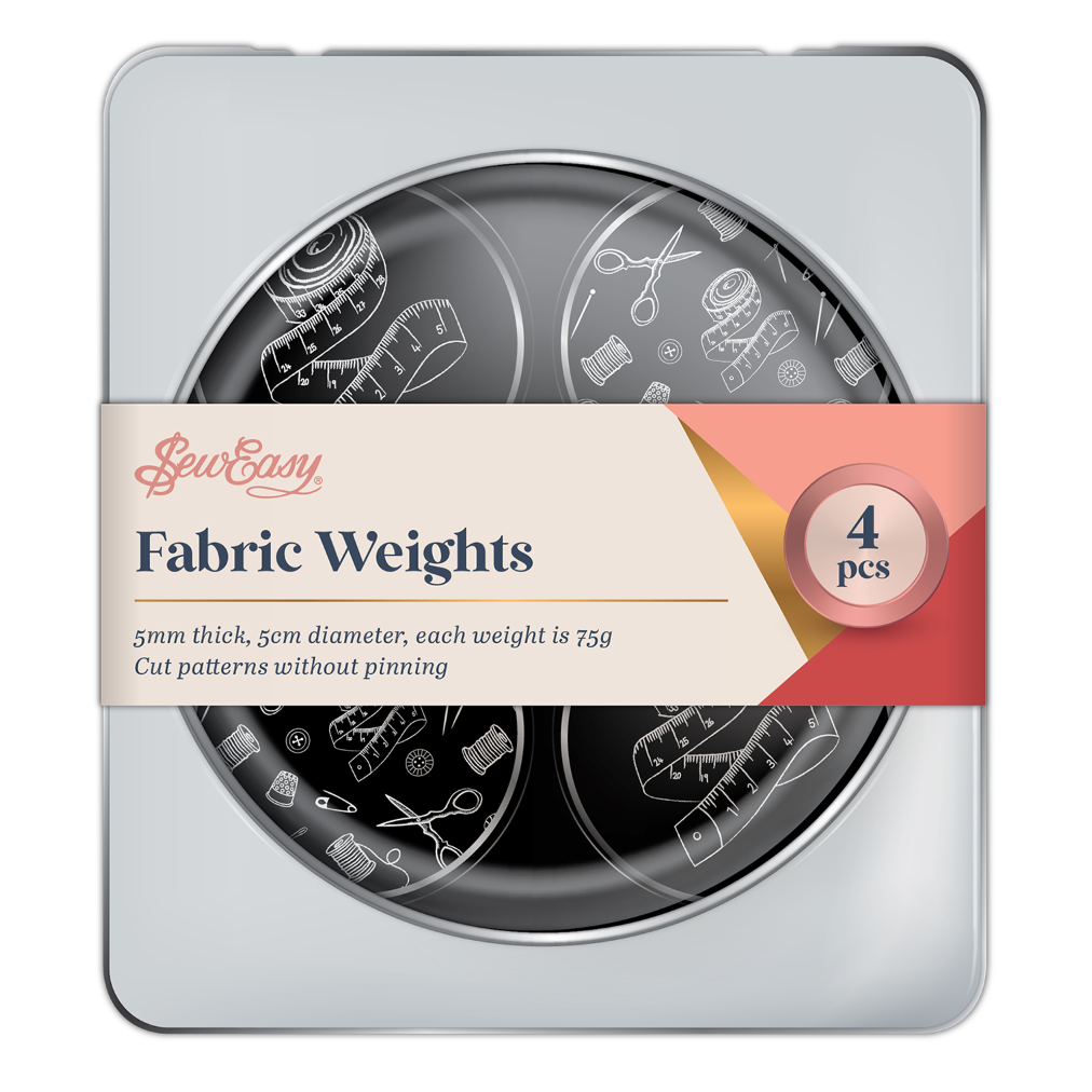 Fabric Weights in Tin | Notions