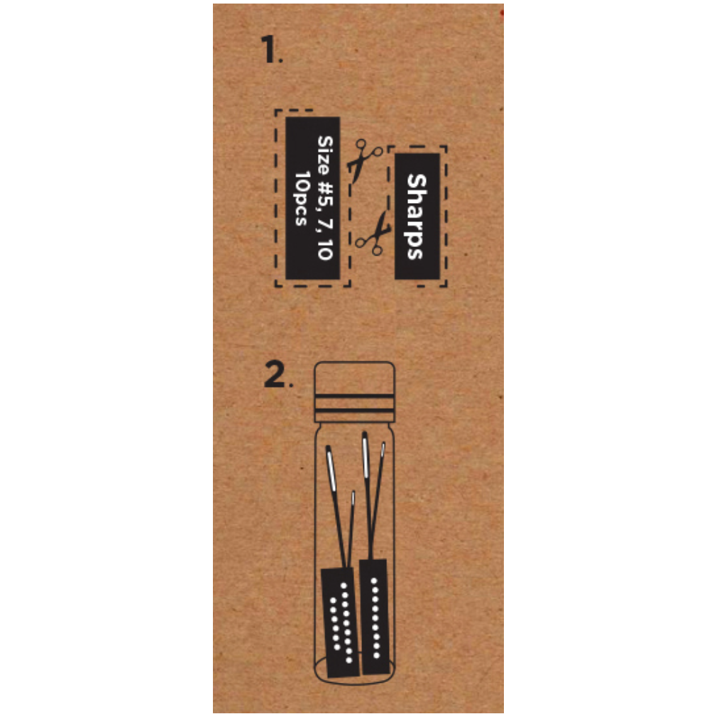 Hand Sewing Needles Sharps | size 5, 7, 10