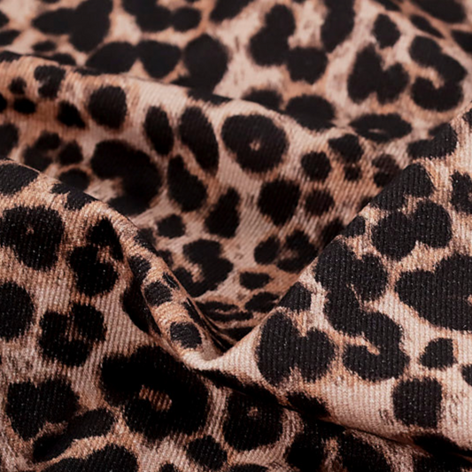 Ace Animal Print Denim