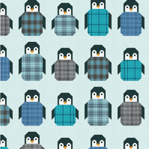 Penguin Party Quilt | Paper Pattern