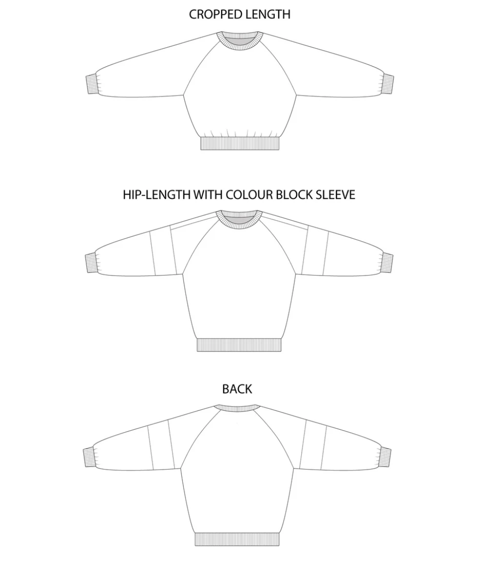 Drew Sweatshirt Size 6-34 | Paper Pattern