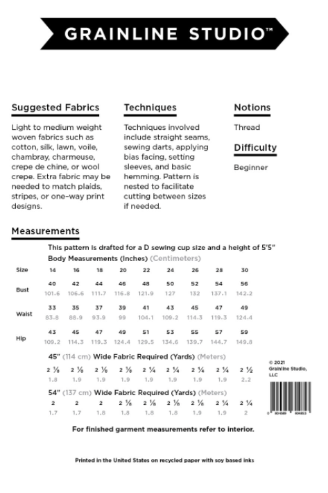 Scout Tee Size 14-30 | Paper Pattern