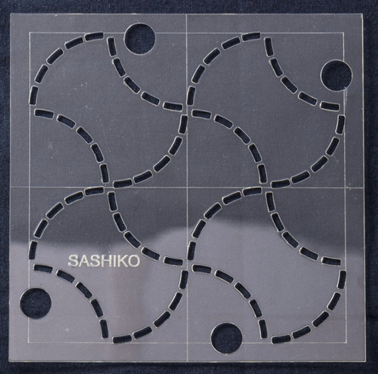 Sashiko 4" Fondou (Weights) Template