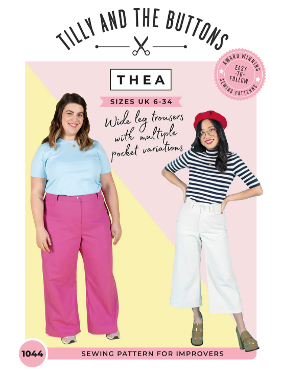 Thea Trousers Size 6-24 | Paper Pattern