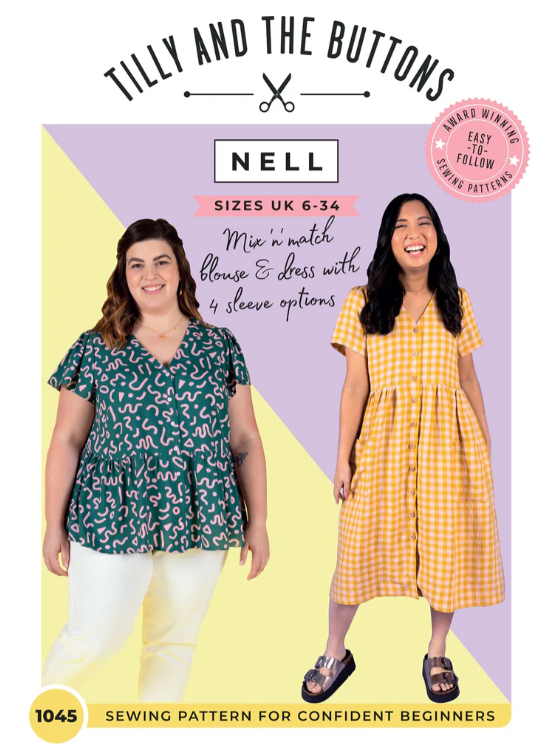 Nell Top and Dress Size 6-34 | Paper Pattern